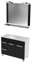 Мебель для ванной Triton Ника 120 L черная