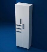 Шкаф-пенал Triton Ника 60 L 2 ящ, 2 дв, корзина